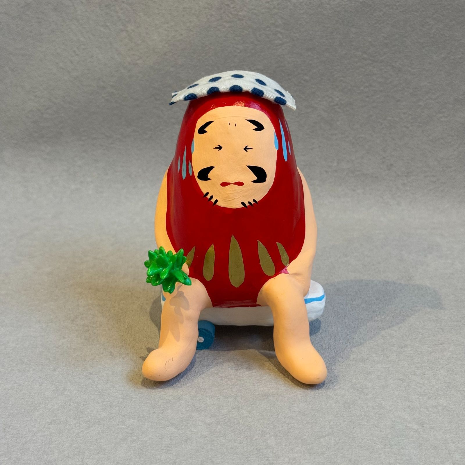 伊勢丹サウナ限定 x 寿印 スケボーだるま 達磨 温泉 座りだるま