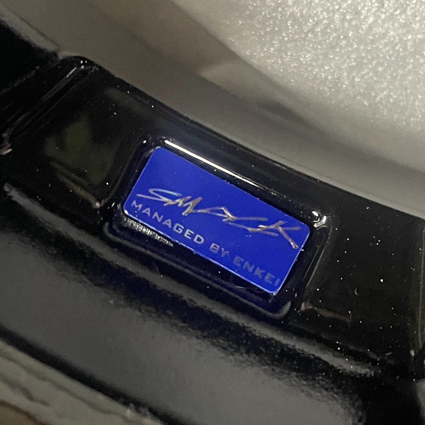 1台分 SMACK 14 4 5 J インセット45 H 100 サファイアBK P ENKEI監修 軽自動車向け