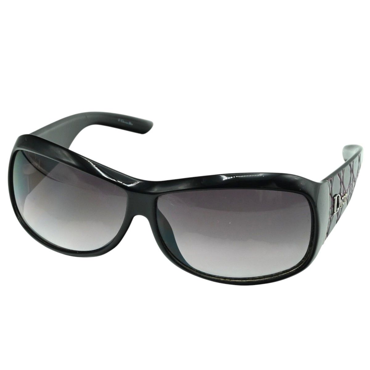 Christian Dior クリスチャンディオール カナージュ セルフレーム サングラス ブラック ピンク M 2512 k 039