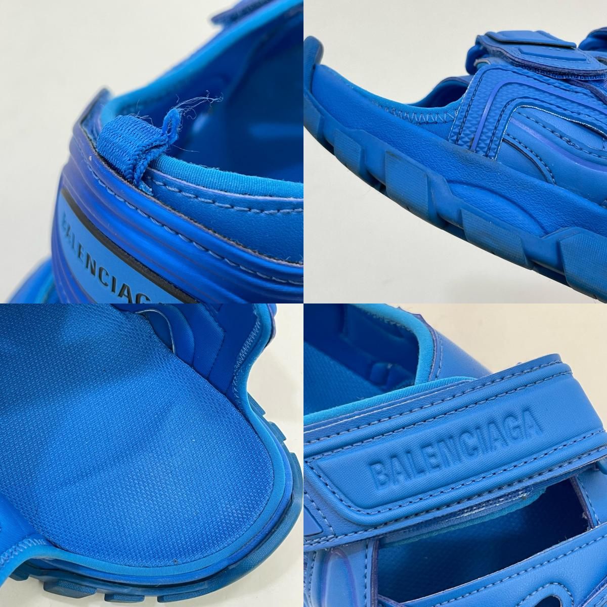  バレンシアガ トラック サンダル 靴 ブルー 617542 サイズ 28 5 cm サンダル サンダル