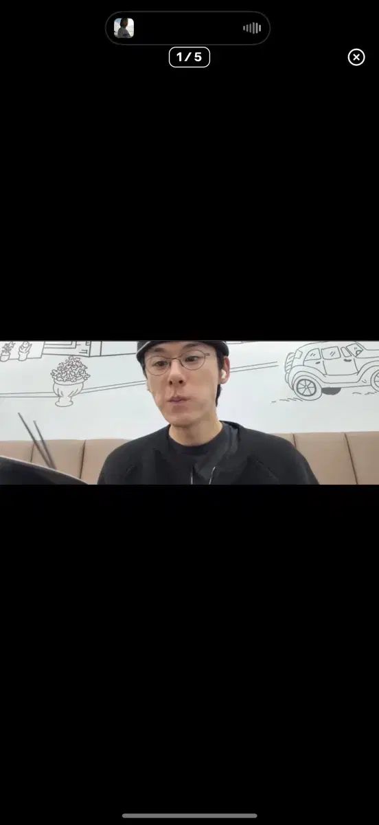 ゆいチトヤマ ARMANI キム ウォンジュン メガネ ブラック