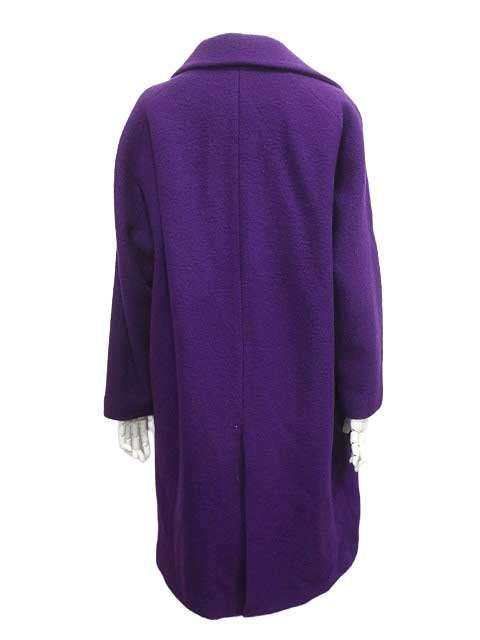 JOURNAL ジャーナル LESSAGE レサージュ WOOL COAT パープル フリーサイズS 19＿s 19