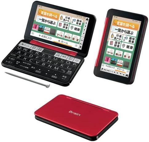 シャープ 電子辞書 Brain ブレーン 生活 教養モデル PW A 2 R レッド系