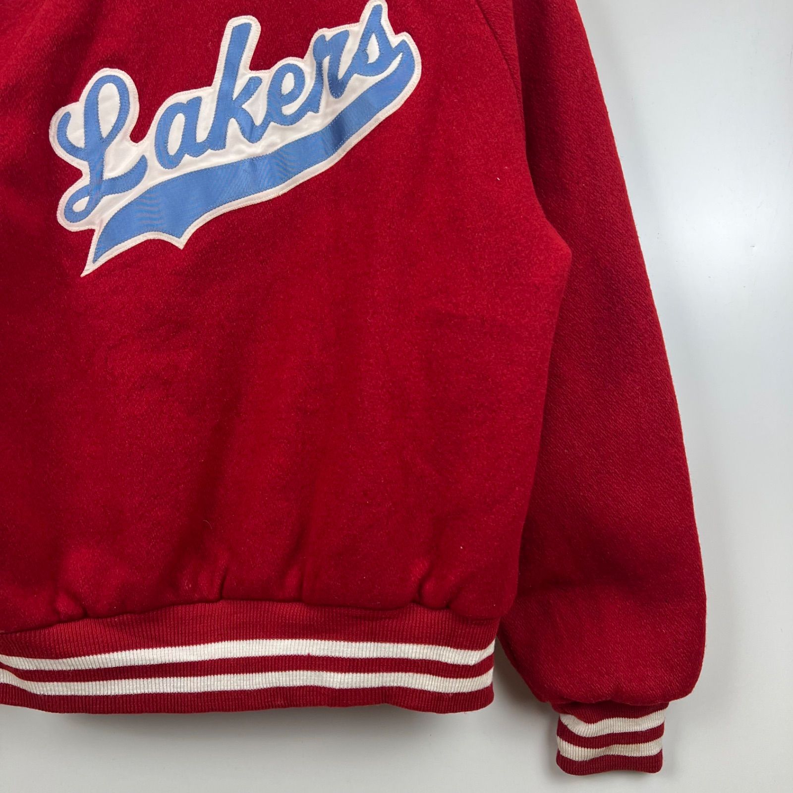 DEERFOOT 70s USA vintage melton varsity jacket M ディアフット