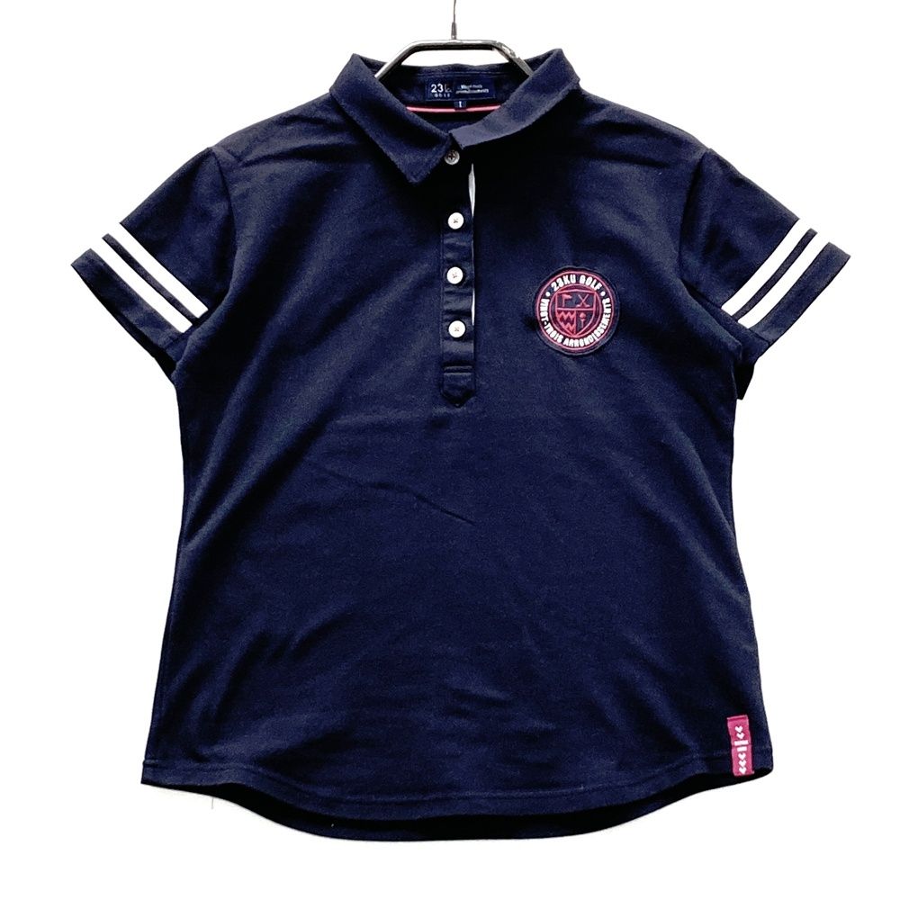 ANEW GOLF アニュー ゴルフ ネイビー ポロシャツ size M ANEW GOLF