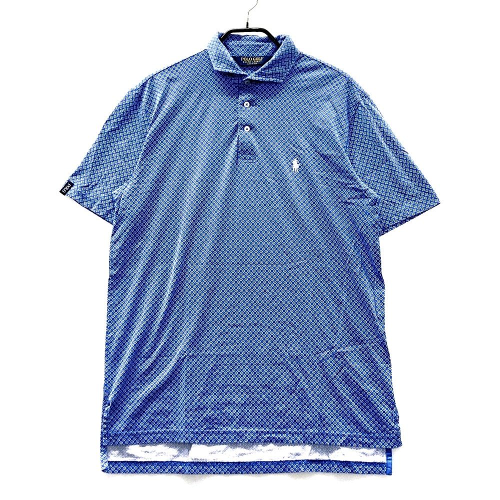 サイズ：M POLOGOLF ラルフローレン ポロゴルフ 半袖ポロシャツ 総柄