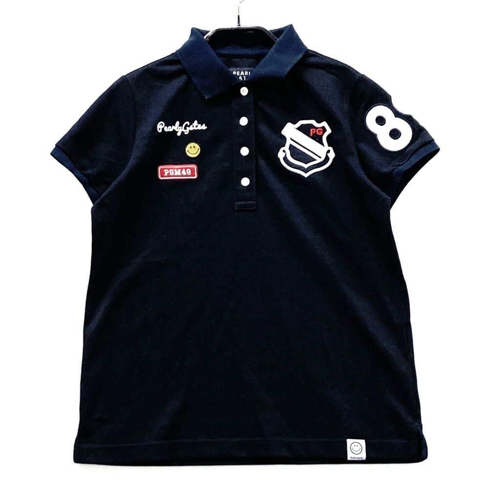 サイズ：0 PEARLY GATES パーリーゲイツ 半袖ポロシャツ ニコちゃん