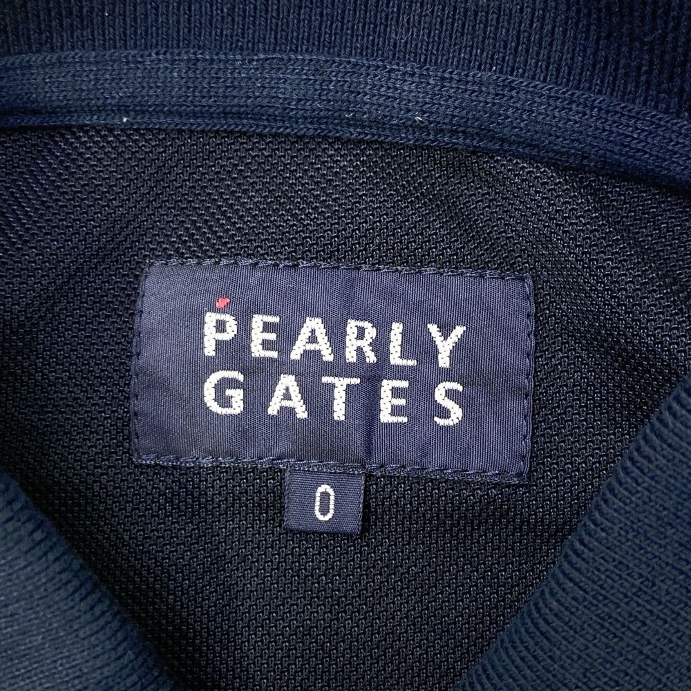 サイズ：0 PEARLY GATES パーリーゲイツ 半袖ポロシャツ ニコちゃん