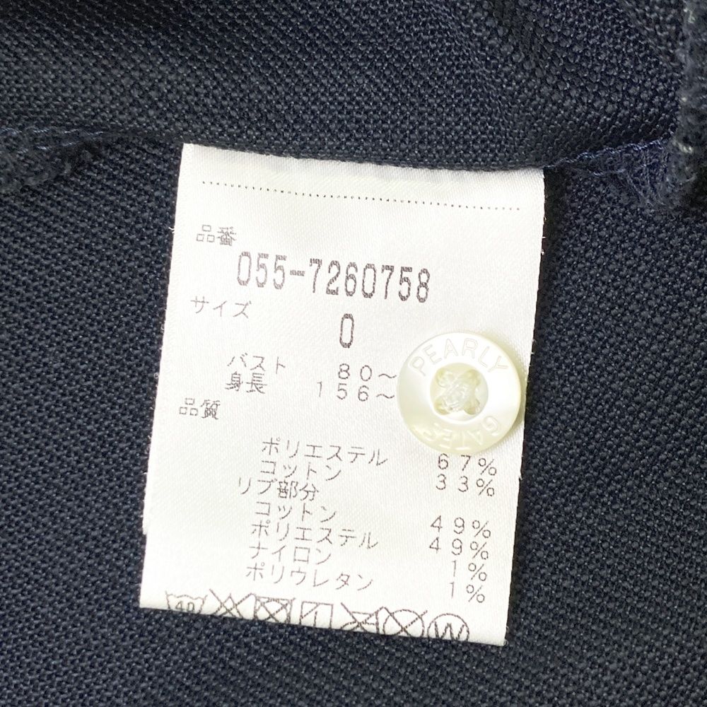 サイズ：0 PEARLY GATES パーリーゲイツ 半袖ポロシャツ ニコちゃん