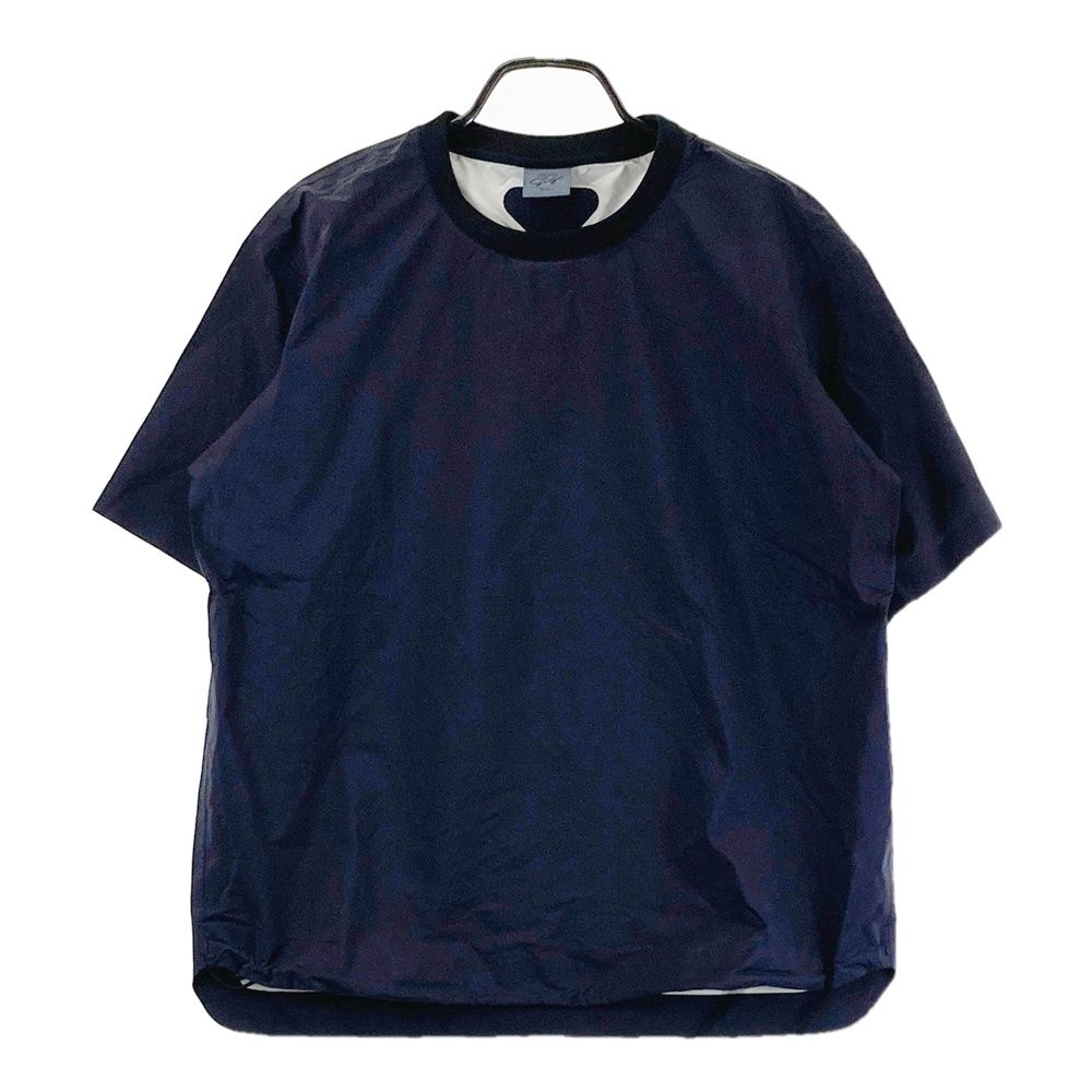 サイズ UNITED ARROWS GOLF ユナイテッドアローズゴルフ レイン 半袖ブルゾン プルオーバー ネイビー系 ゴルフウェア メンズ ストスト