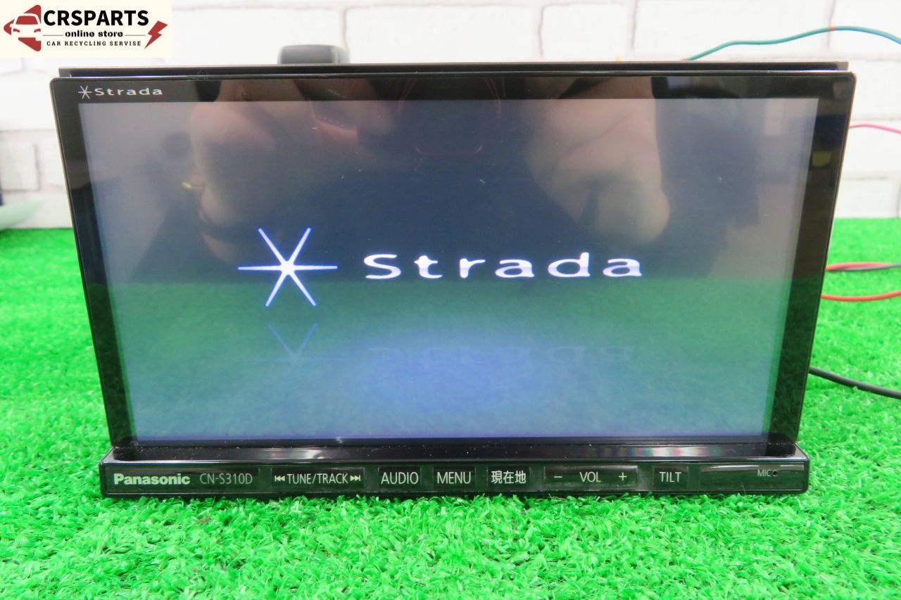 ★Strada CN-S310D Bluetooth・DVD・地デジ★動作良好 ストラーダ [CN-S310D] 地図 2012年 メモリーナビ CD DVD Bluetooth