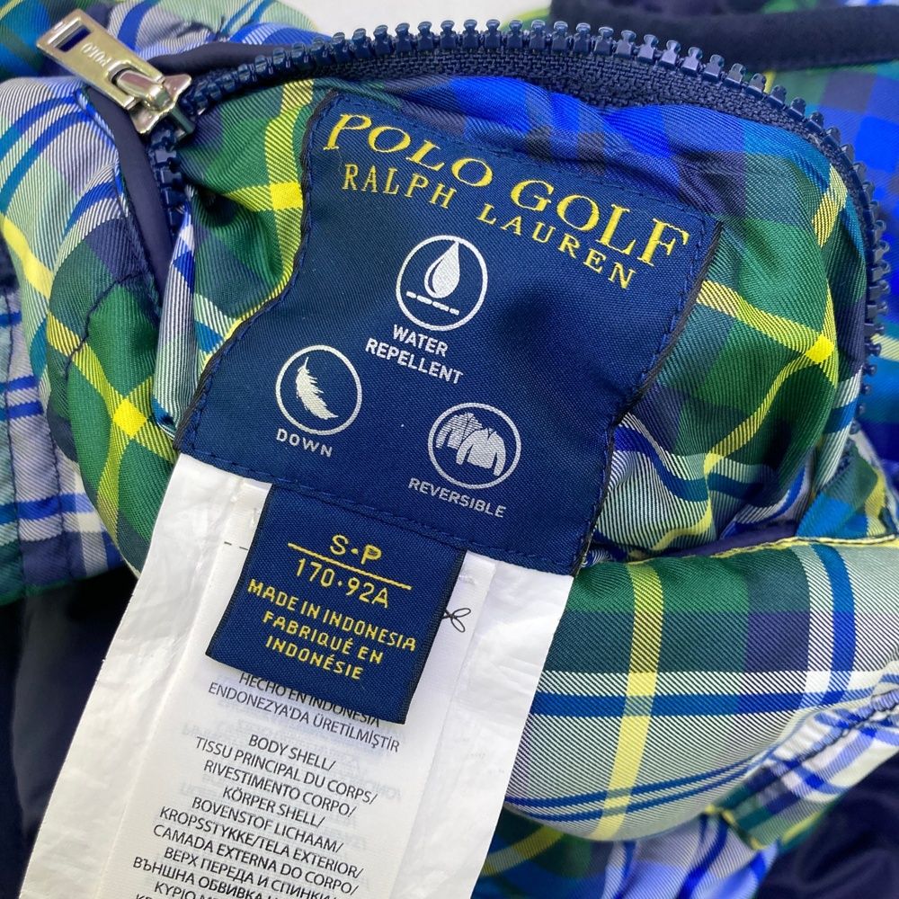 サイズ：S POLOGOLF ラルフローレン ポロゴルフ リバーシブル ダウン