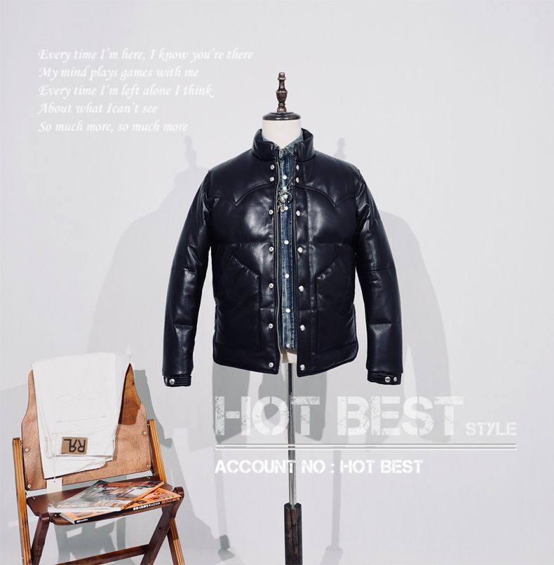 ニュージーランドシープスキン シングルライダース ギフト メンズ 革ジャン レザーダウンジャケット ラム 羊革