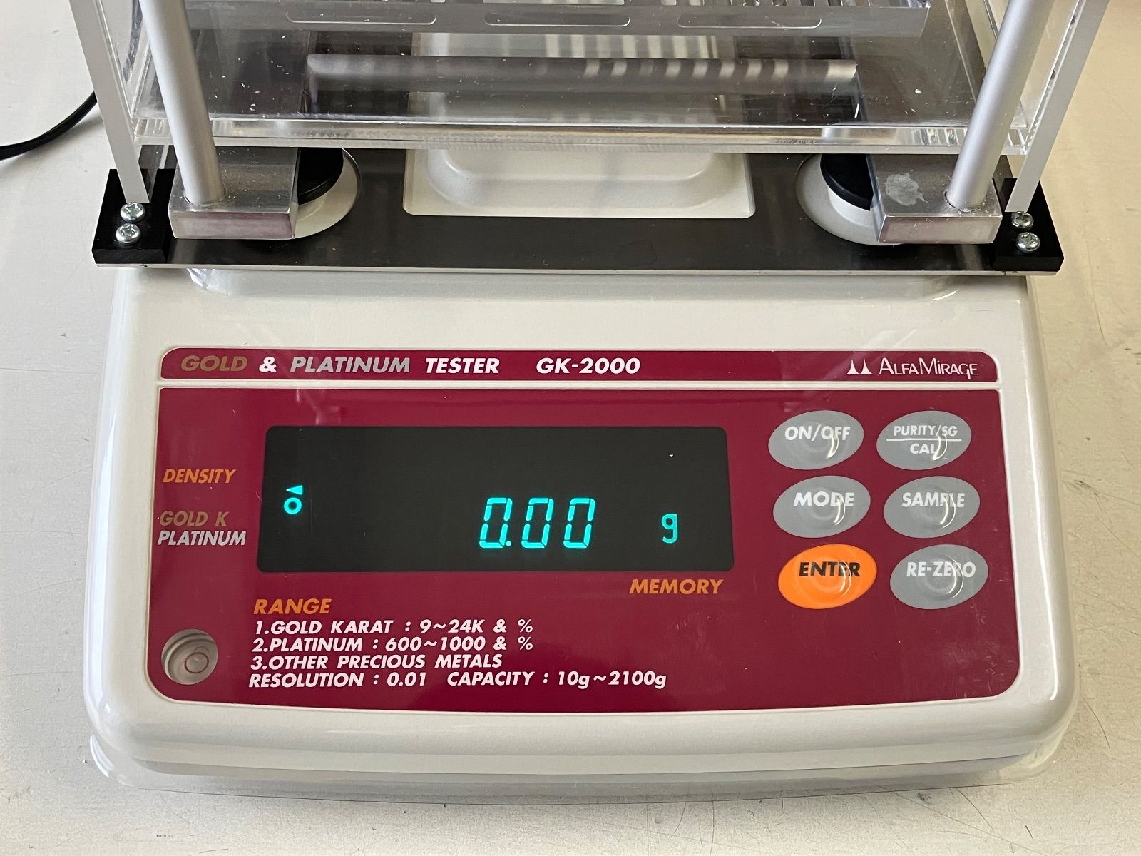 貴金属テスター 比重計 GK-2000 ALFA MIRAGE アルファミラージュ 貴金属テスター 比重計 GK-2000 ALFA MIRAGE アルファミラージュ