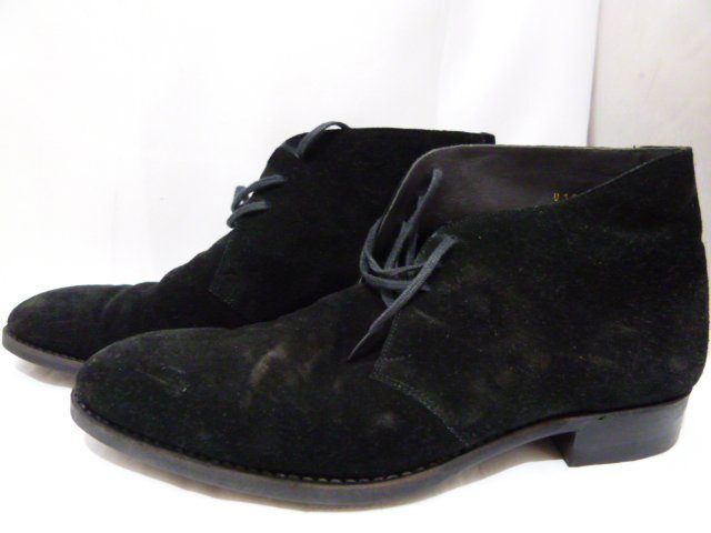UNION ユニオンインペリアル チャッカブーツ U 1121 サイズ25 5 ブラック シューズ