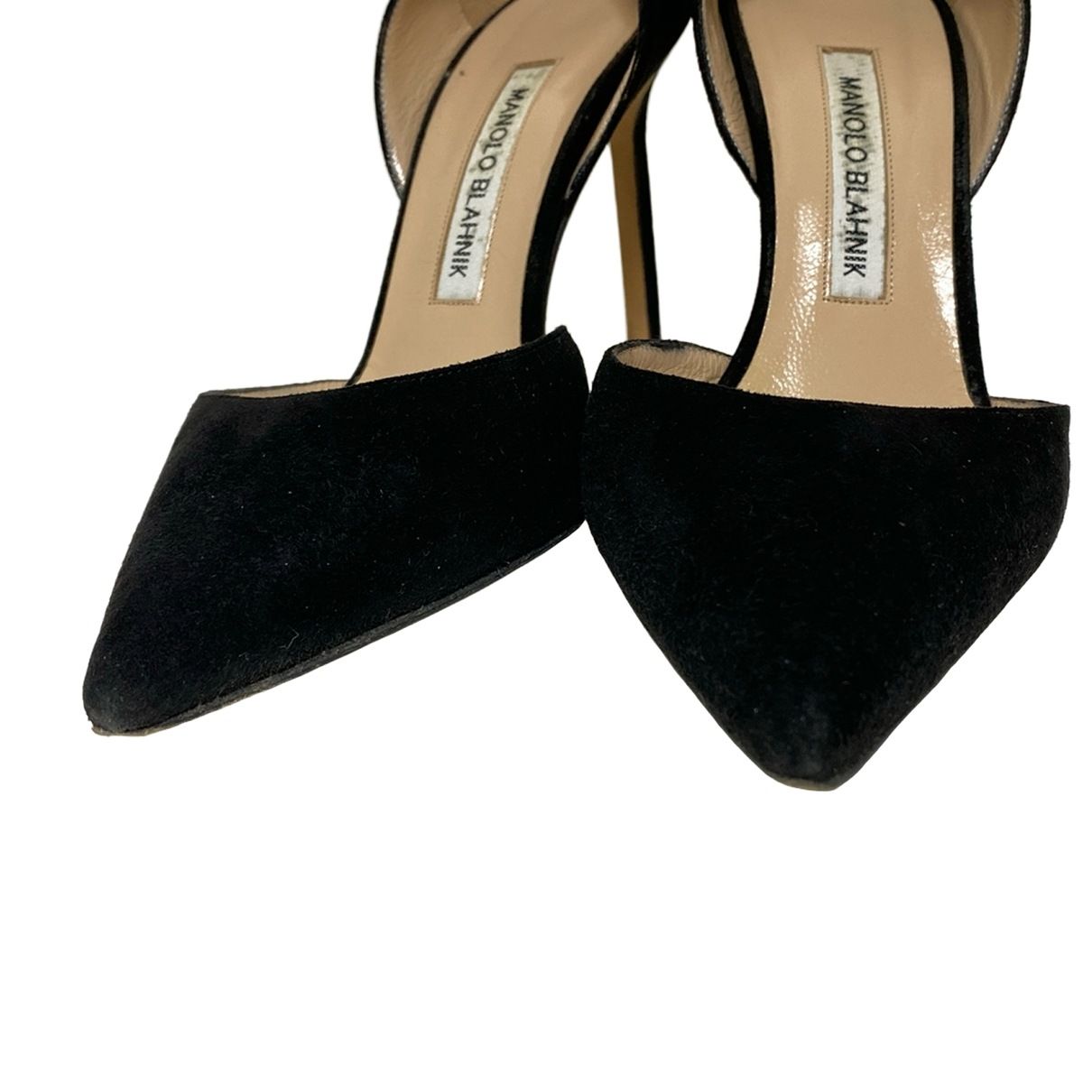 manolo blahnik パンプス MANOLO BLAHNIK(マノロブラニク) パンプス 37 レディース - 黒 - メルカリ