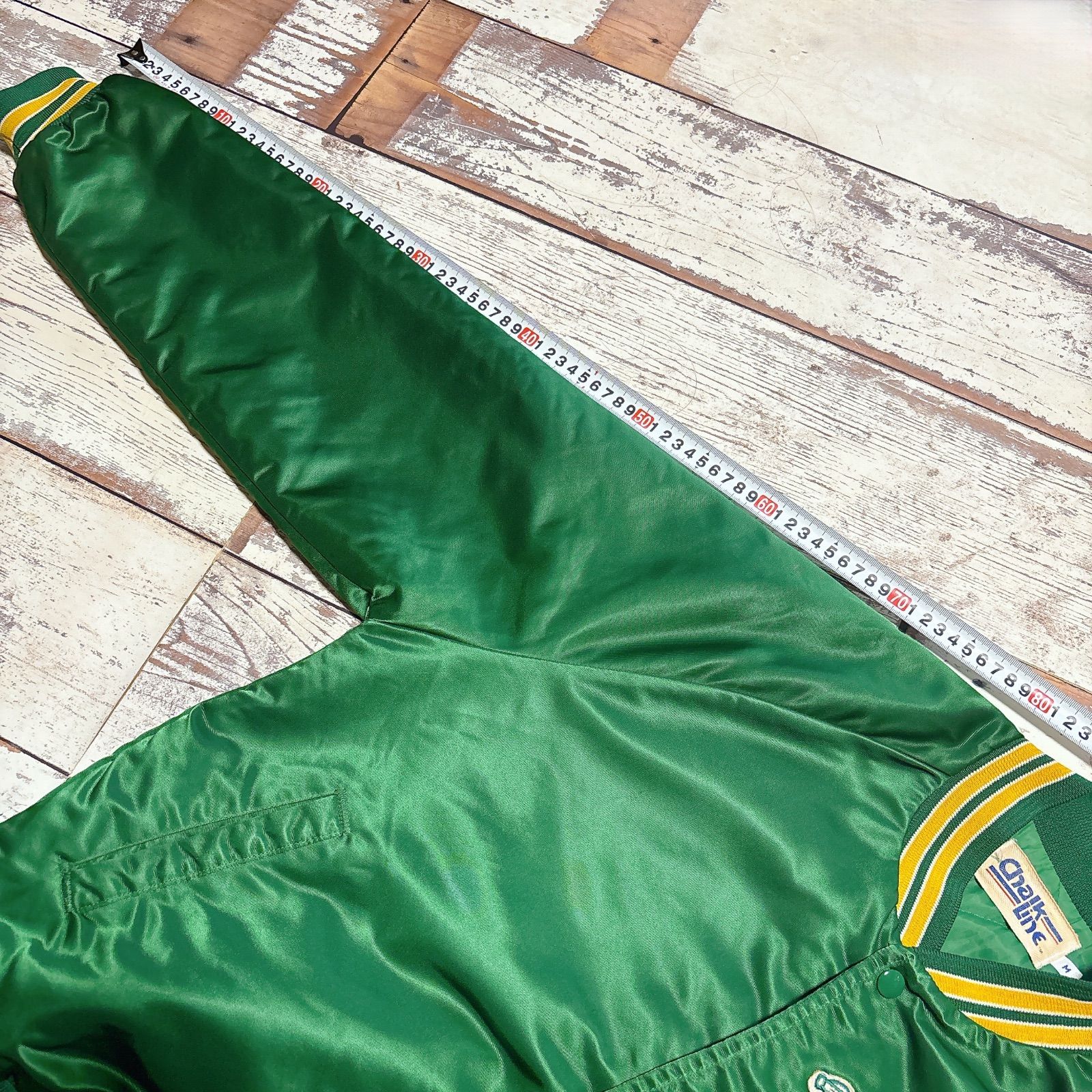 Chalk Line MLB アスレチックス スタジャン グリーン 80s 節約 USA製