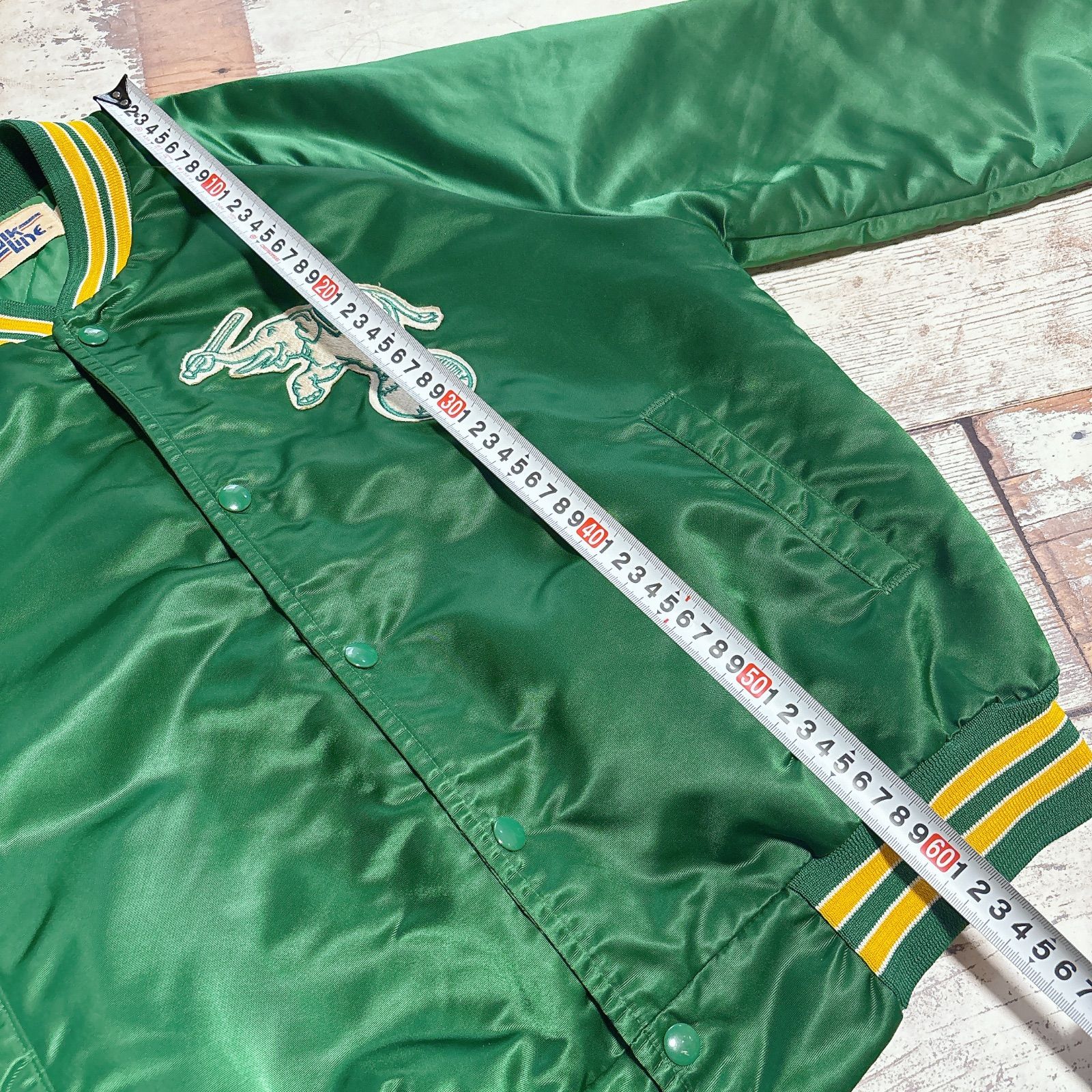 Chalk Line MLB アスレチックス スタジャン グリーン 80s 節約 USA製
