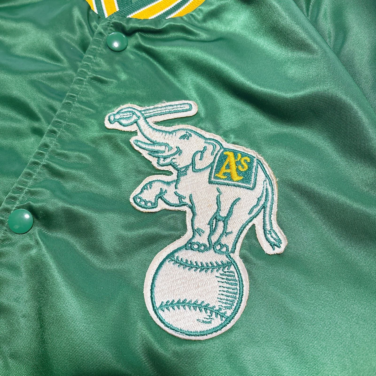 USA製 MLB オークランド　アスレチックス　chalk line スタジャン USA製 MLB オークランド アスレチックス chalk line スタジャン