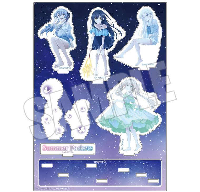 空門蒼 鳴瀬しろは 久島鴎 紬ヴェンダース Summer Pockets ジオラマ