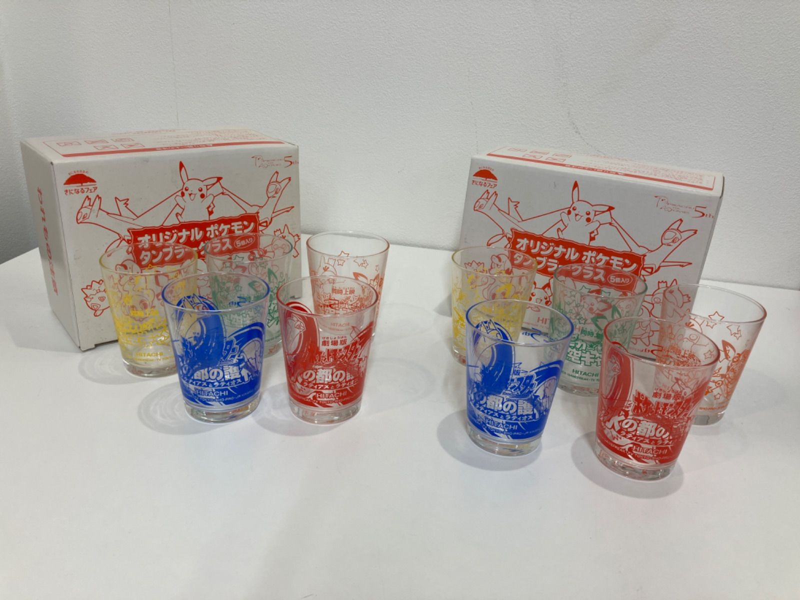 ポケモン　グラス　5個セット ポケモン グラス タンブラー 5個セット レトロ - メルカリ