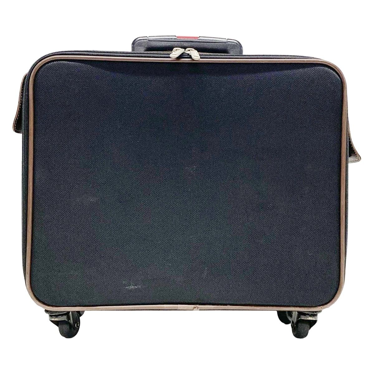 スワニー　ダークブラウン キャリーケース SWANY(スワニー) キャリーバッグ - 黒×ダークブラウン TSAなし/本体