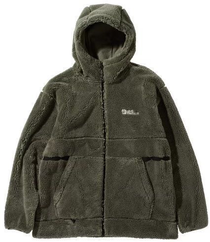 ☆JackWolfskin//JP SHERPA 3L FZ HOODIE/Mサイズ/DustyOlive/5032641