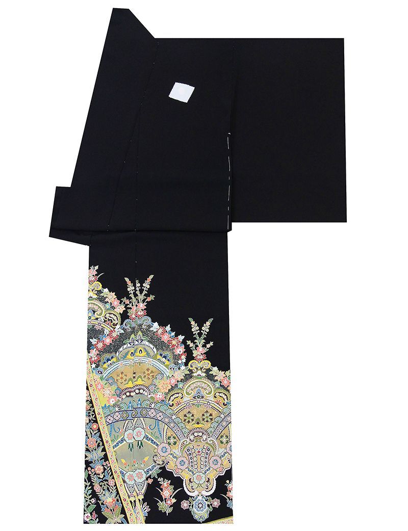 記念感謝祭【仕立無料】京友禅伝統工芸手描き染、手刺繍、本金加工☆特