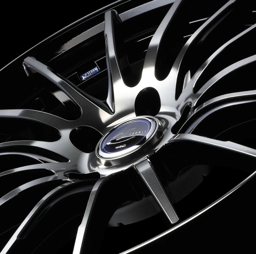 ウェッズ レオニスNAVIA 05 15インチ 5 J BPB ホイール4本 メッキナット1台分込 新型アクアのドレスアップにも