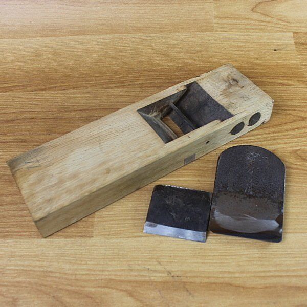 北辰流正国作 秀斎 65 mm 寸六 平鉋