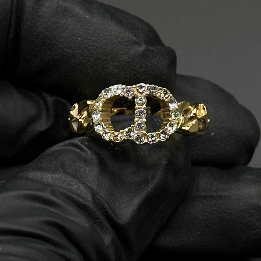 美品】Dior Clair D Lune クレール ディー リュヌ リング ゴールド