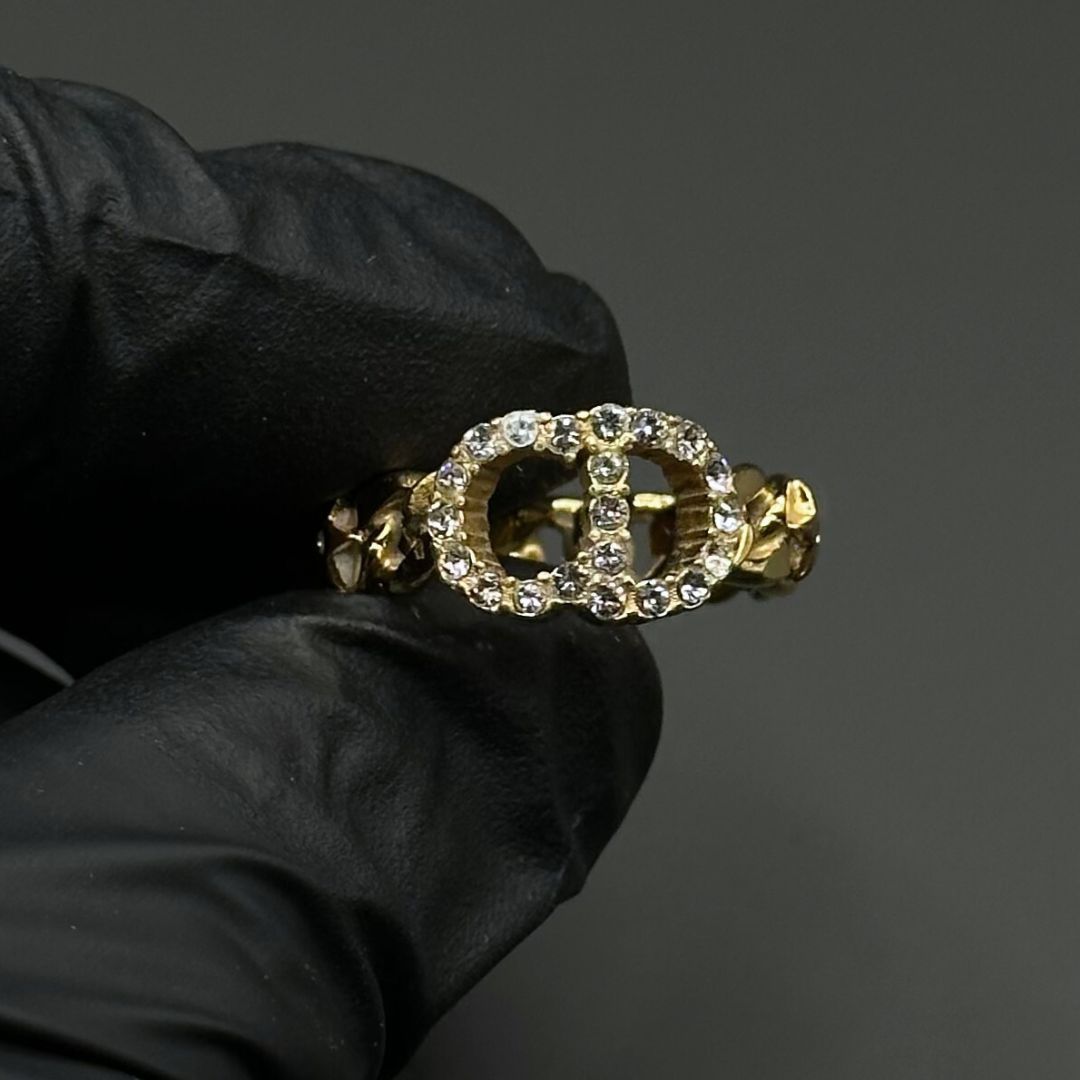 美品】Dior Clair D Lune クレール ディー リュヌ リング ゴールド