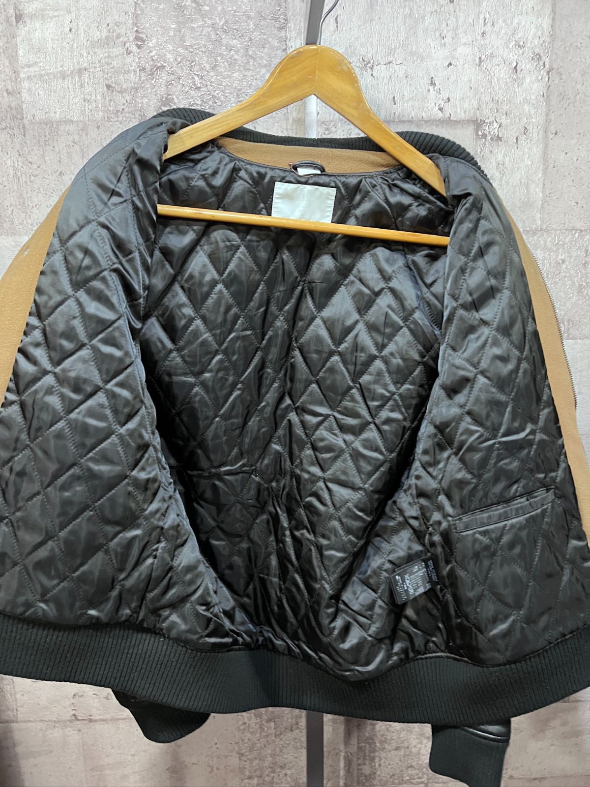 アーバンリサーチ iD 袖レザー スタジアムジャンパー L メンズ URBAN