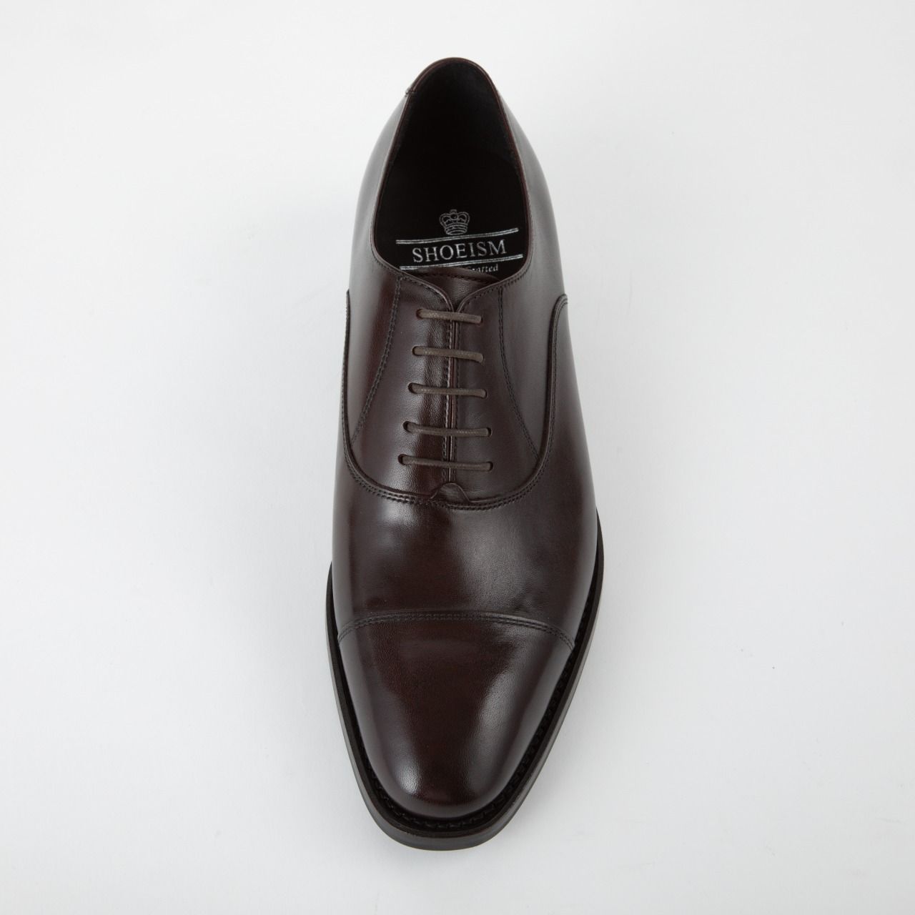 SHOEISM 02041 WD Straighttip Oxford D BROWN CALF