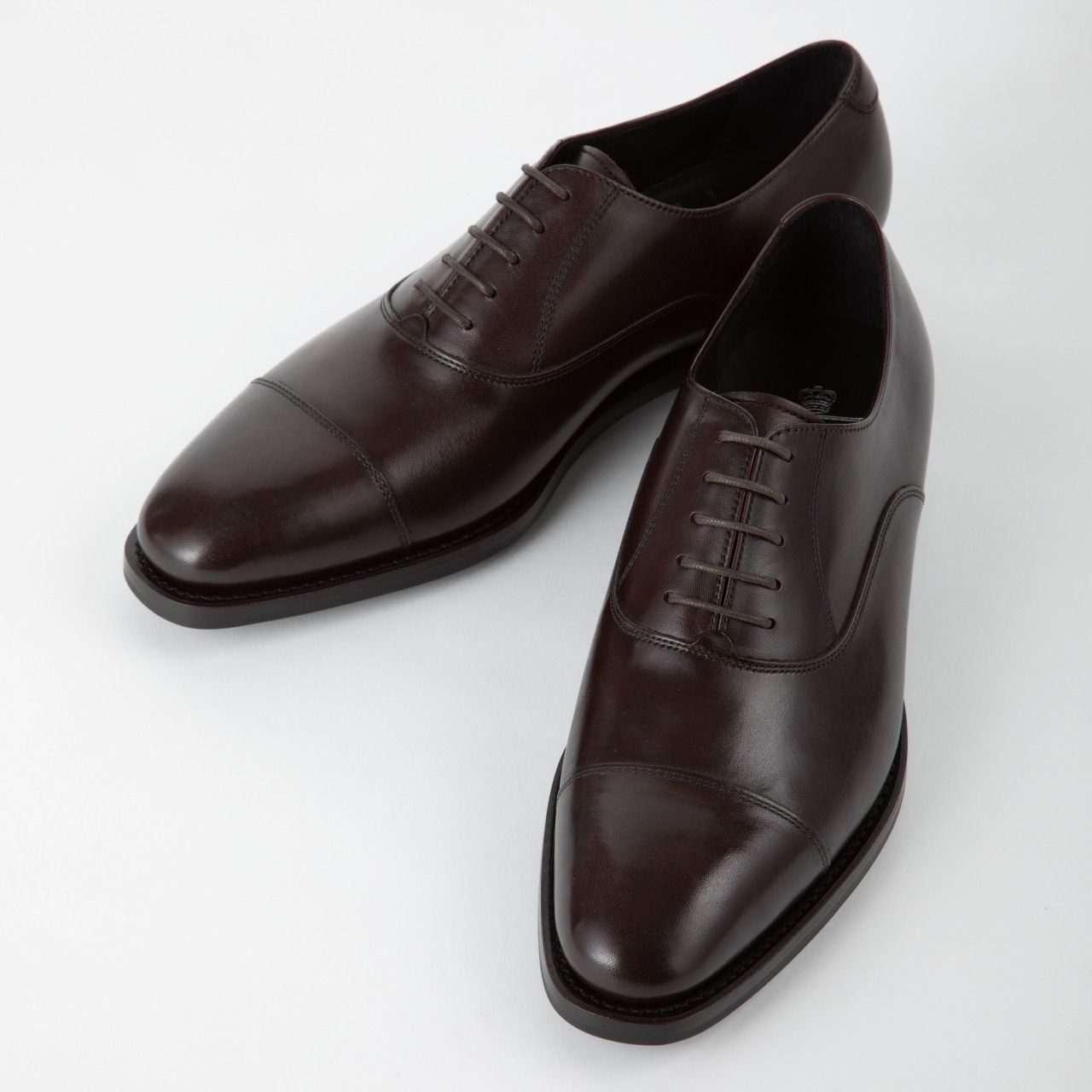 SHOEISM 02041 WD Straighttip Oxford D.BROWN CALF