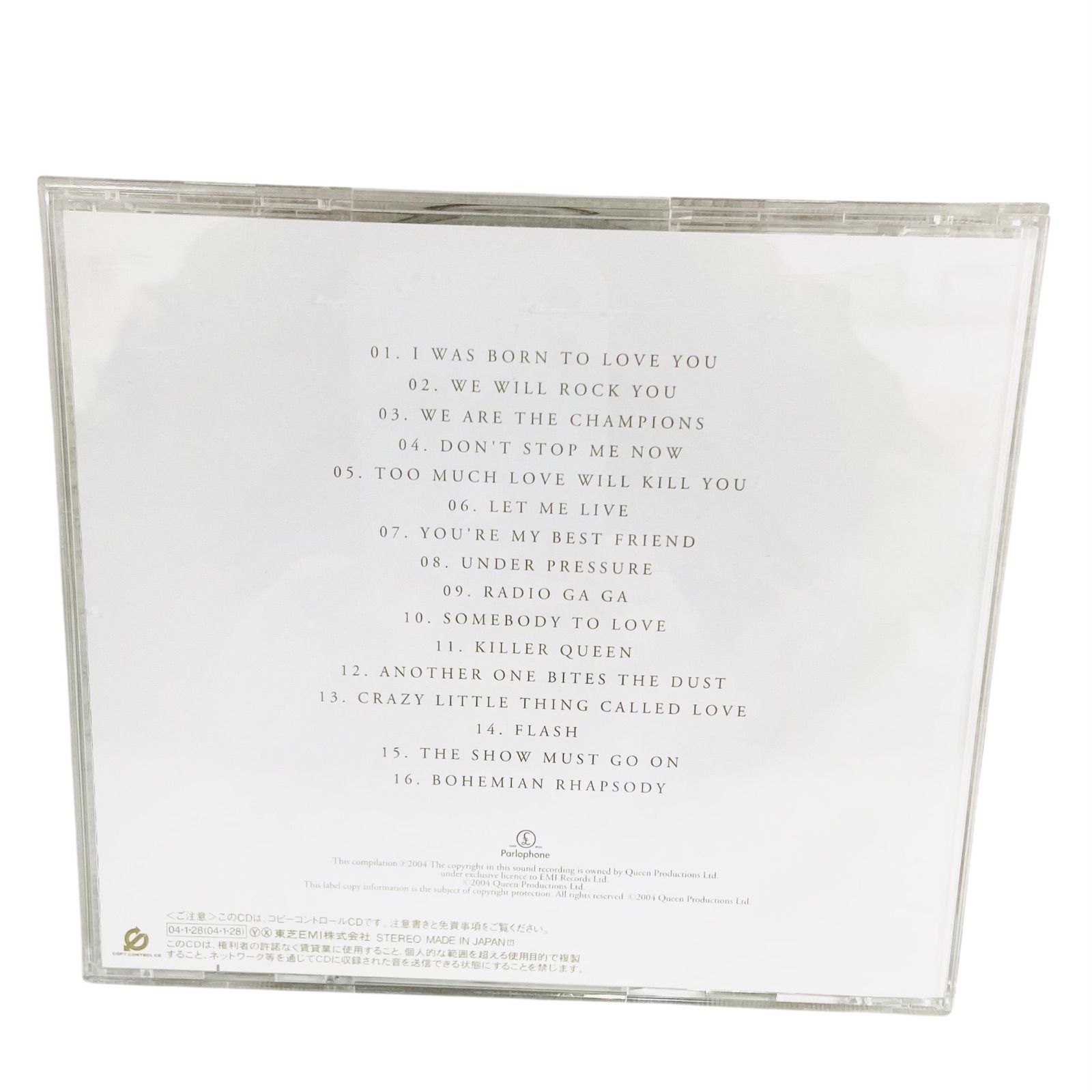 F12139 CD QUEEN JEWELS TOSHIBA-EMI 株式会社 アルバム I WAS BORN TO