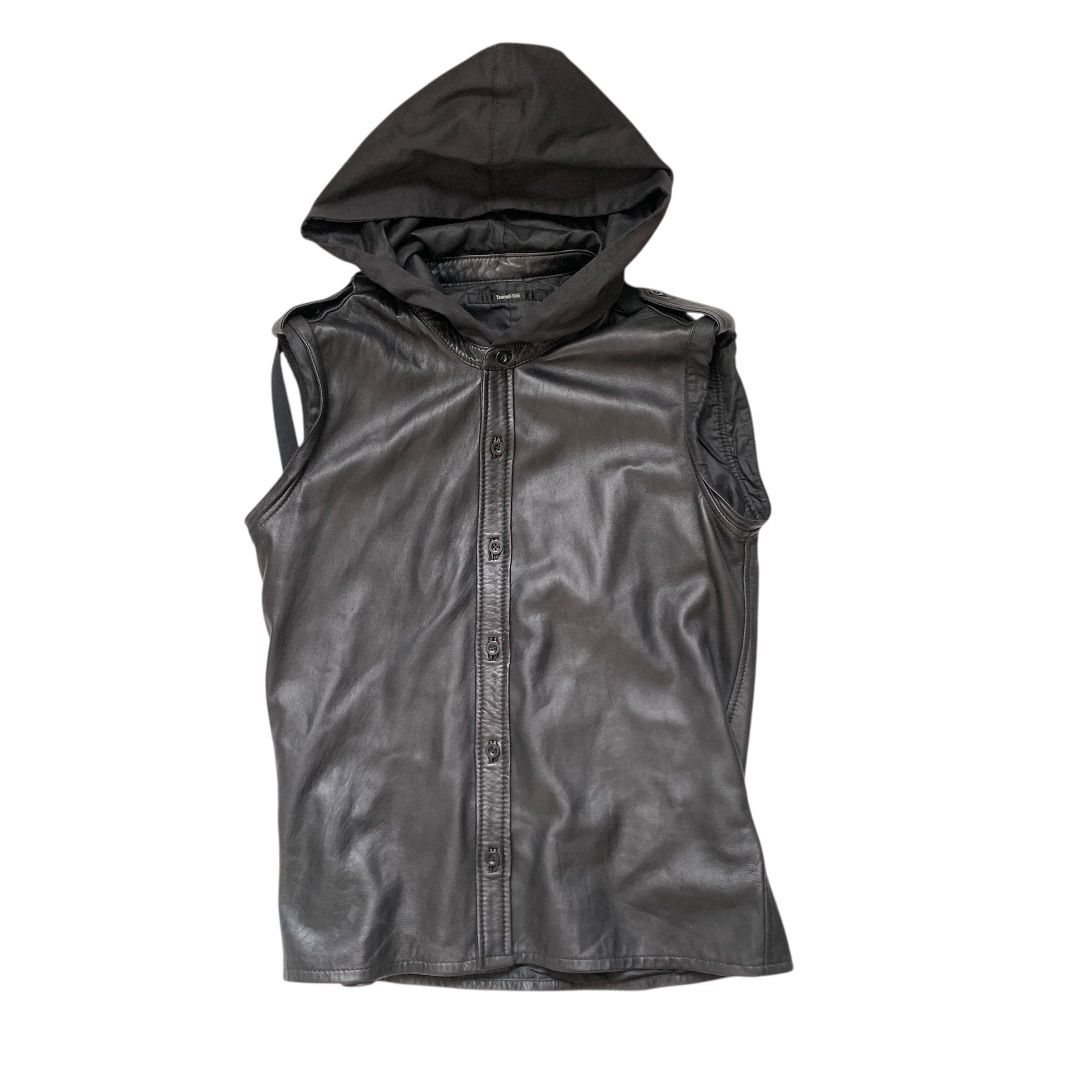 USED】YASUYUKI ISHII ヤスユキイシイ レザーベスト Mサイズ M71211-11