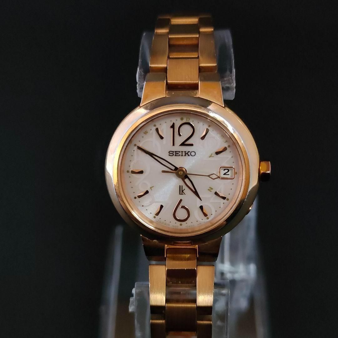 SEIKO セイコー lk ルキア 1 B 22-0 AK 0 ソーラー ゴールド