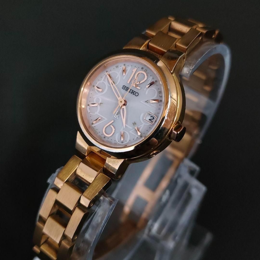 SEIKO セイコー lk ルキア 1 B 22 0 AK ソーラー ゴールド