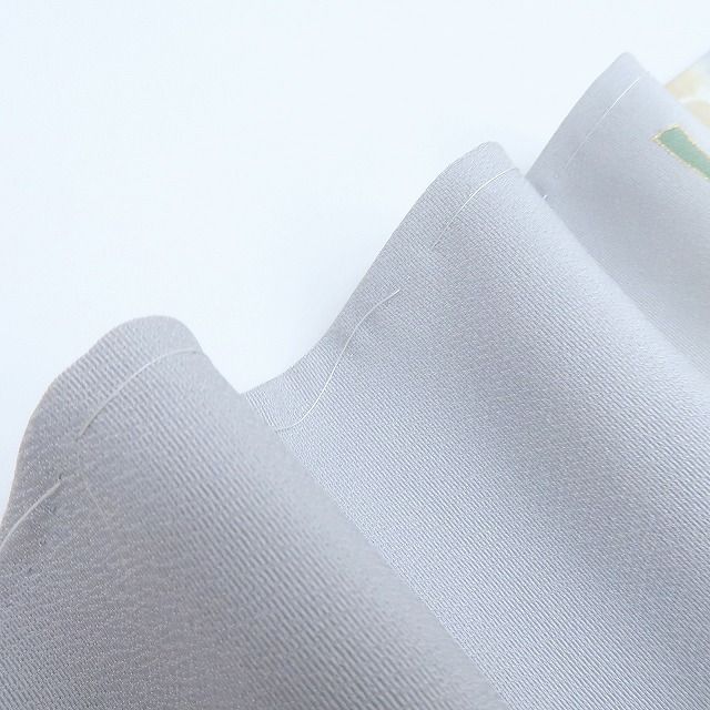 百華 Y 4171 未着用 正絹 金駒刺繡 仕付け糸付 染め一つ紋 手縫い仕立て トールサイズ 訪問着 着物