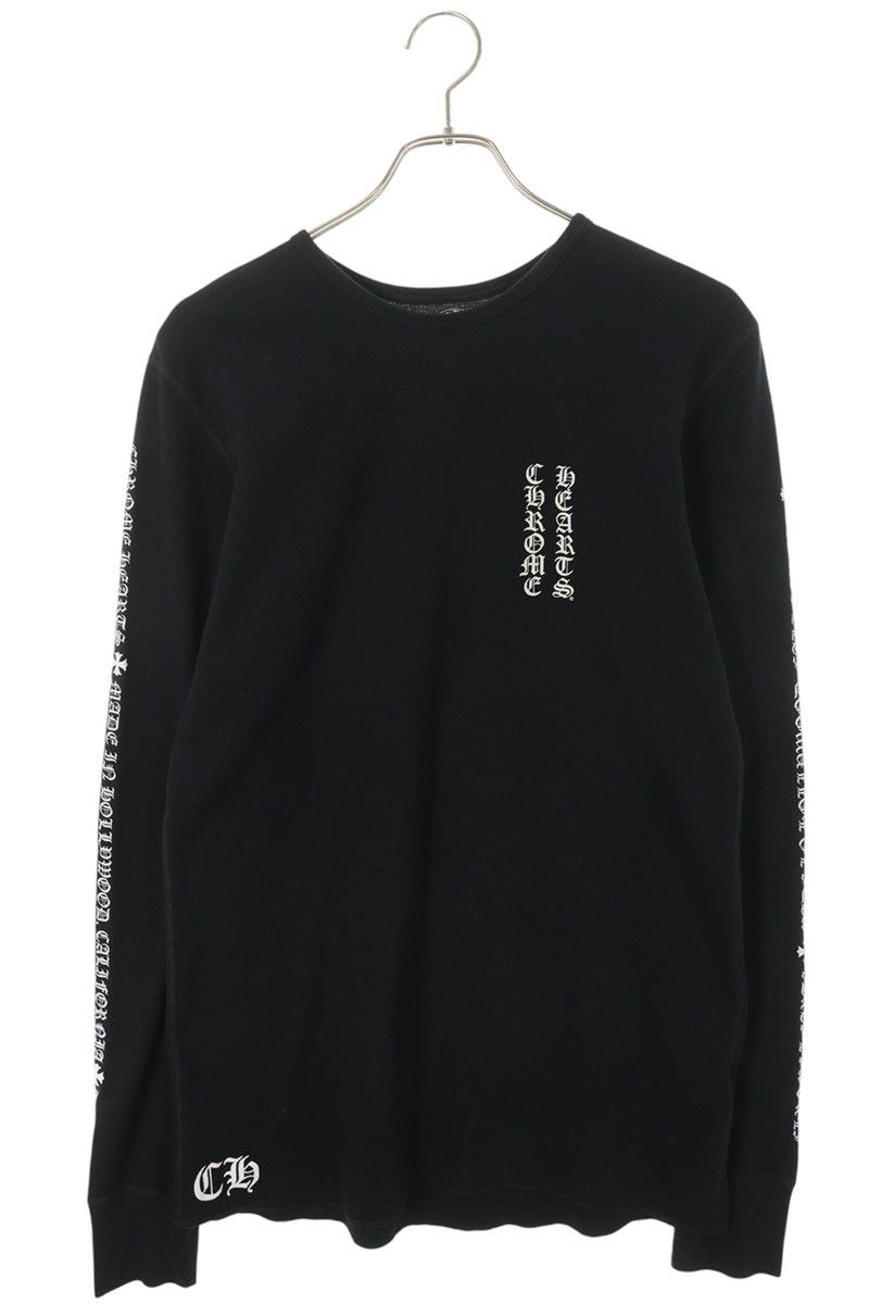 クロムハーツ Thermal L S バッククロスプリントサーマル長袖カットソー メンズ