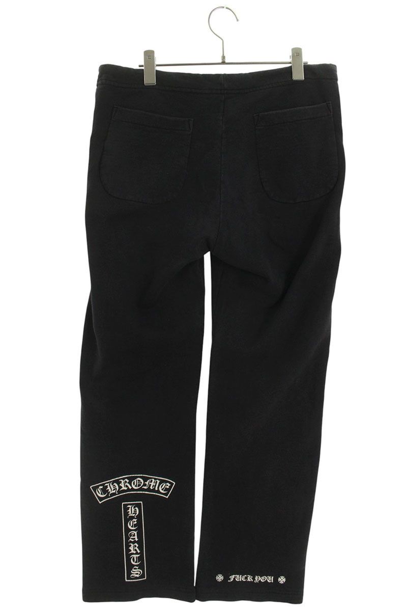 クロムハーツ OLD SWTSHRT PANTS CHクロスプリント スウェットロングパンツ メンズ XS ミニマル ショートパンツ