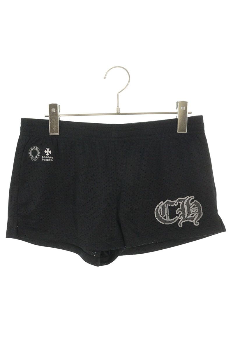 クロムハーツ MESH VARSITY SHORTS CHプリントメッシュハーフパンツ メンズ XS