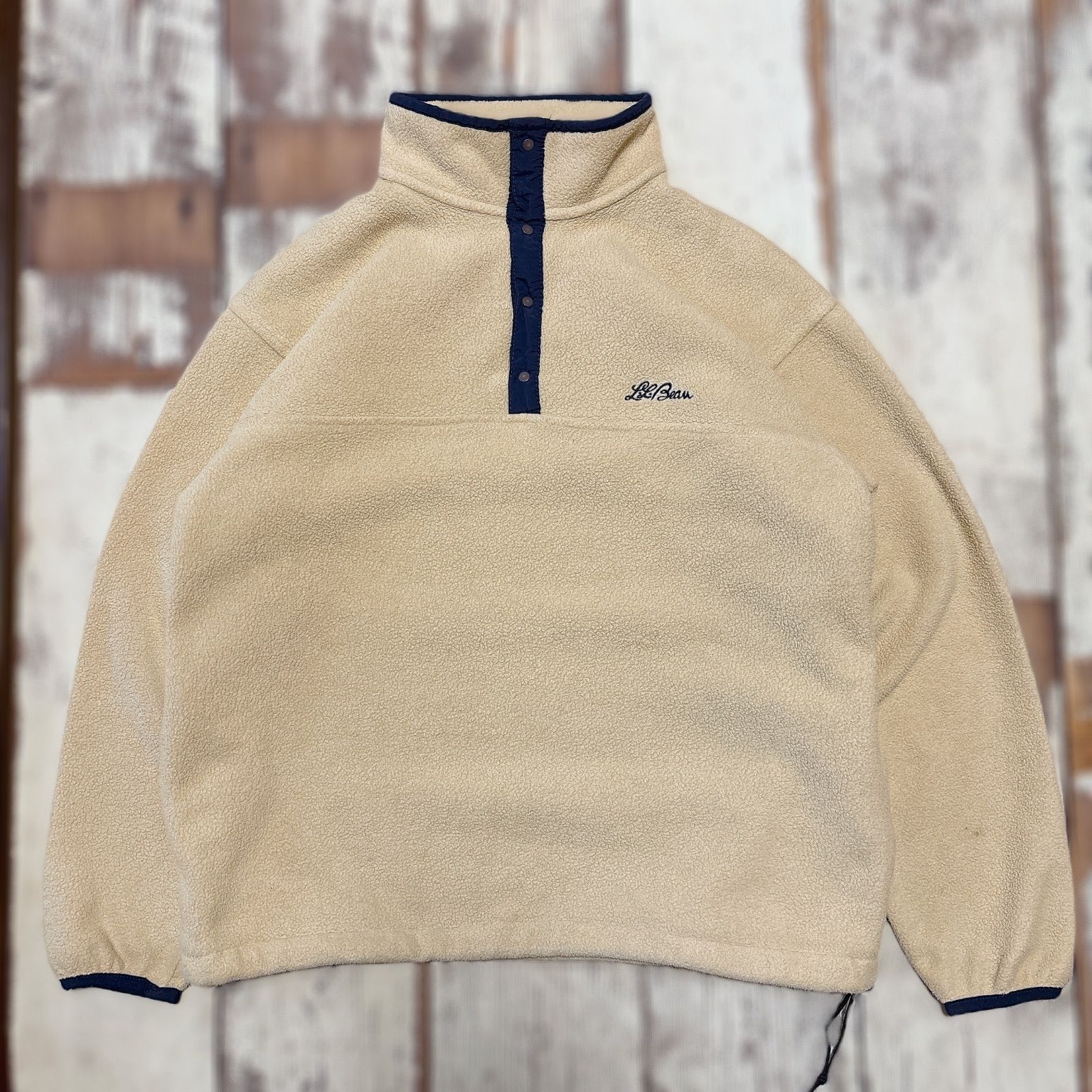 L.L.Bean エルエルビーン フリース スナップボタン スナップT 80s 90s 