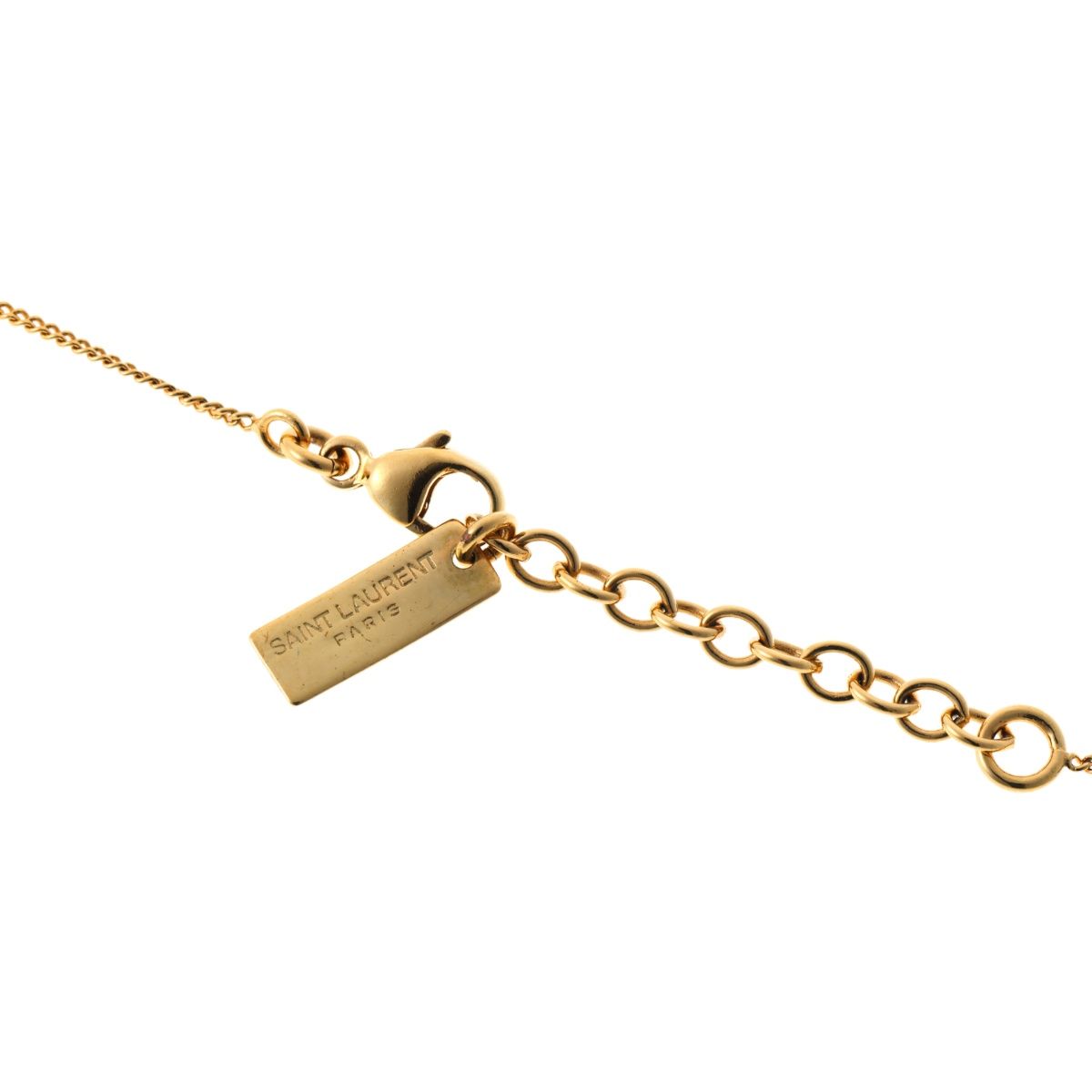 【美品】サンローラン カサンドラ ブレスレット ゴールド SAINT LAURENT 【並行輸入品】サンローラン ブレスレット レディース