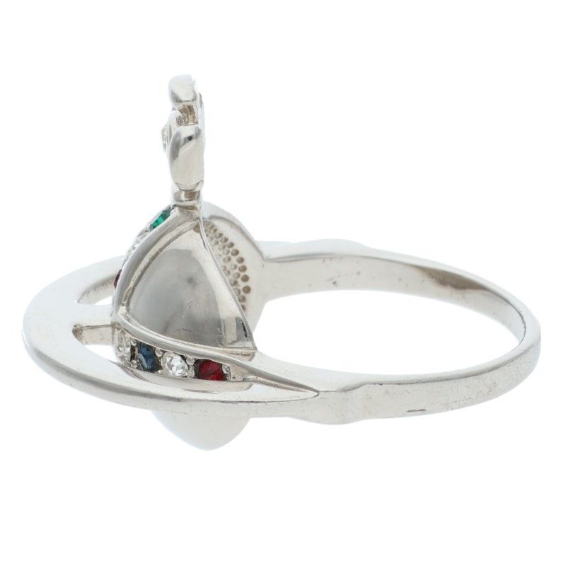 ヴィヴィアンウエストウッド ソリッド オーブ カラーシルバーリング