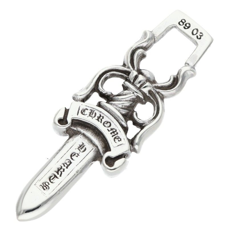 クロムハーツ #10DAGGER/#10ダガーペンダント シルバーネックレス