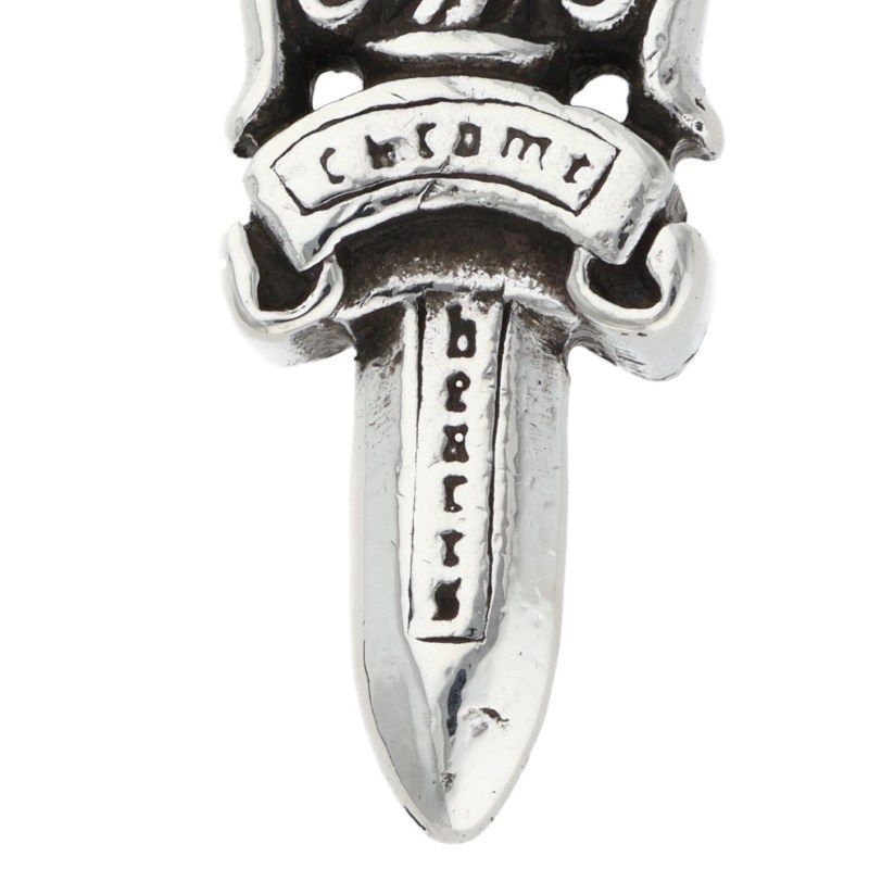 クロムハーツ #5DAGGER ZIP1/#5ダガーチャーム シルバーネックレス