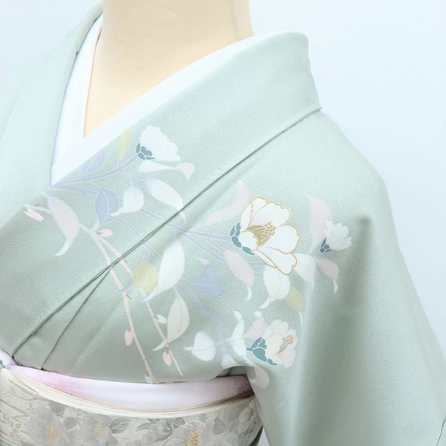 百華❀Y4172◇トールサイズ 仕付け糸付 正絹 手縫い仕立て 訪問着 着物