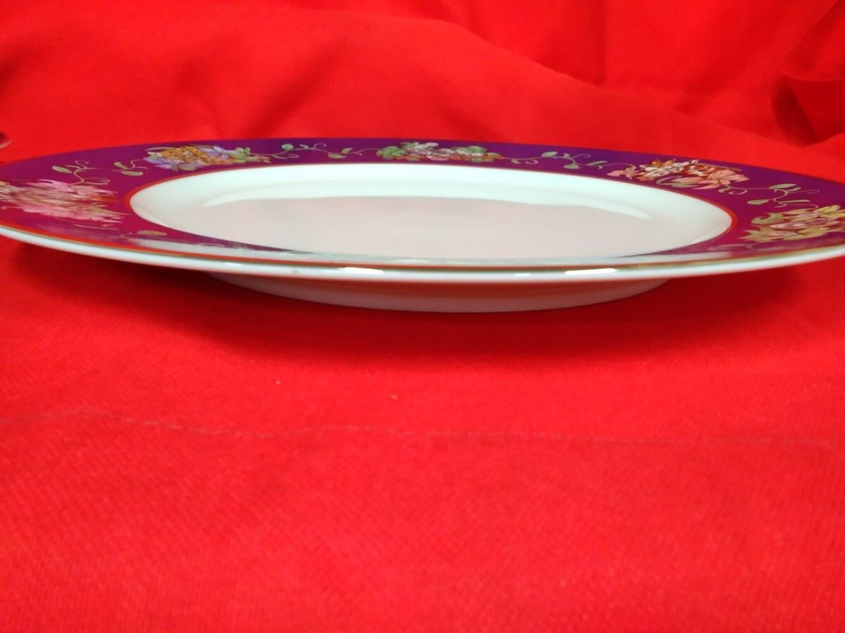 アンティーク Franclscan フランシスカン 洋食器 プレート 大皿 平皿 jane st gaston ジャングルアニマル セット 箱無 K 232